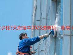 郫县开荒保洁多少钱?天府瑞丰2025透明价，新房 老房收费无套路