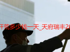 成都整栋楼保洁开荒多少钱一天_天府瑞丰2026实测日薪指南