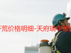 成都大别墅保洁开荒价格明细-天府瑞丰透明报价无隐形消费