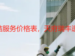 成都写字楼开荒清洁服务价格表，天府瑞丰透明报价无隐形消费