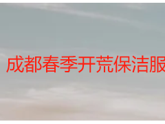 成都春季开荒保洁服务推荐｜天府瑞丰适配回南天，专业省心更靠谱