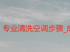专业清洗空调步骤_成都天府瑞丰保洁，标准化实操+全场景适配