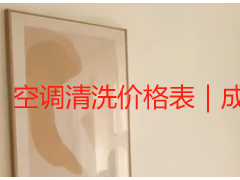 空调清洗价格表｜成都家用商用空调清洗收费明细