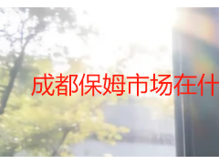 成都保姆市场在什么地方？正规家政服务渠道全攻略