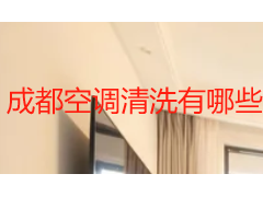 成都空调清洗有哪些？全类型服务与挑选指南