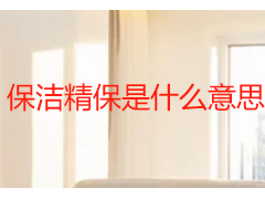 保洁精保是什么意思？成都天府瑞丰保洁详解精保洁服务标准与适用场景