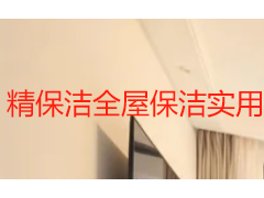 精保洁全屋保洁实用指南：服务标准、场景适配与本地选择建议